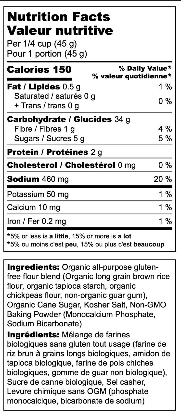 STAC(S) Gluten-Free Organic Pancake Mix